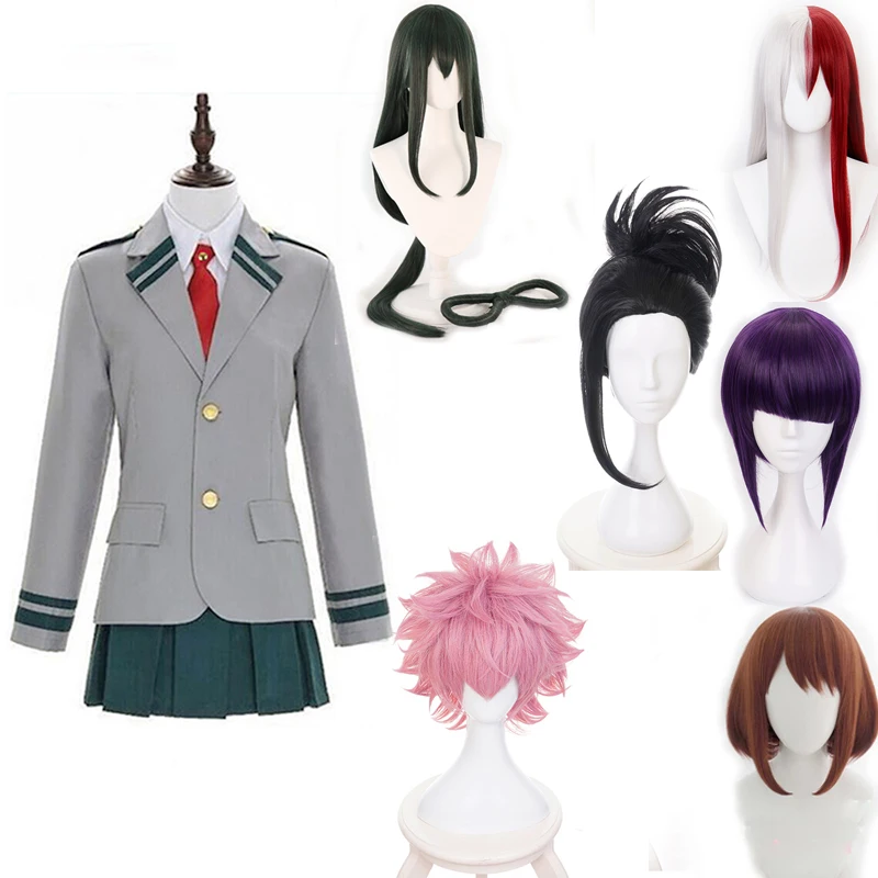 

Boku no Hero Academia OCHACO URARAKA Asui Tsuyu Cosplay Costume My Hero Academia School Uniform love live cosplay
