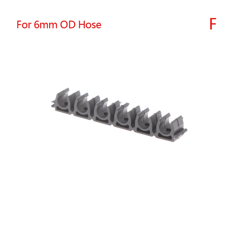 6-сторонняя нейлоновая пневматическая трубка 4/6/8/10 мм/12 мм, крепежный зажим для воздушного шланга, держатель водопроводной трубы, трубки газового компрессора, зажим для отвода потока