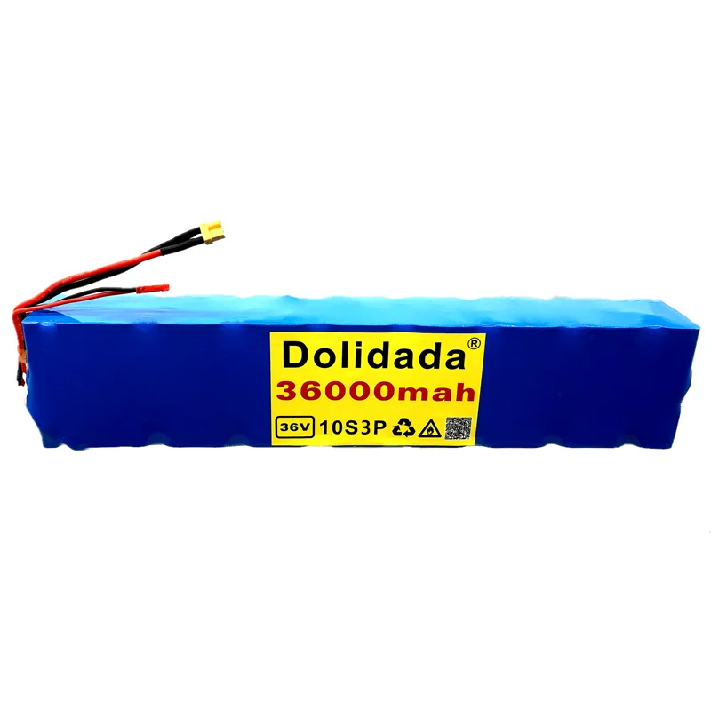 

new high power 36V battery 10S3P 36Ah xiaomi M365 battery pack V 36000mAh for Ebike electric bicycle with BMS