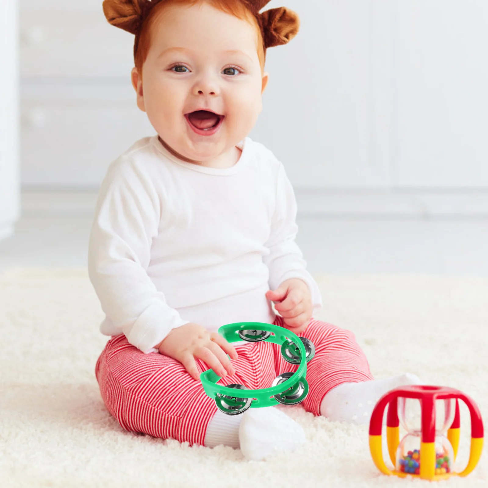 Детские колокольчики музыкальные инструменты шейкер игрушки тряска для малышей