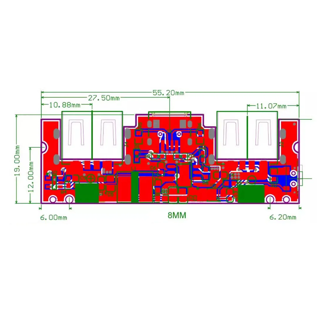 Зарядное устройство Type-C с MICRO USB 5 В 2 4 А
