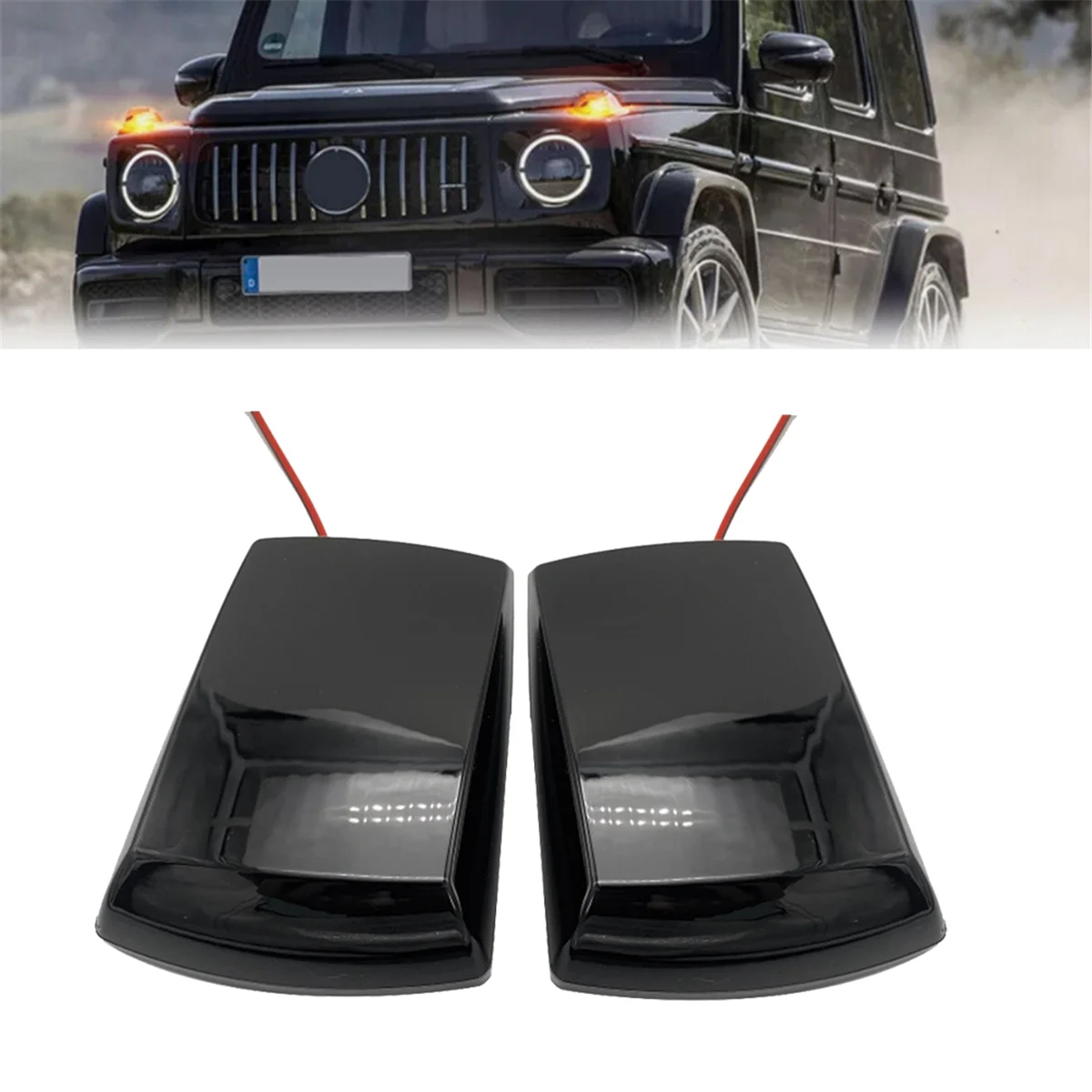 Передние угловые габаритные огни автомобиля указатели поворота мигающие лампы