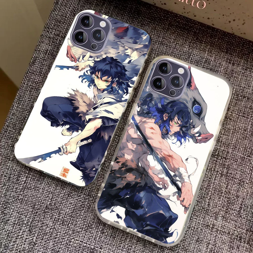 WEA-7 Demon Slayer Transparent Flexible TPU Case For LG K9 10 11 12 22 30 40 41 50 51 61 62 Plus Prime Max