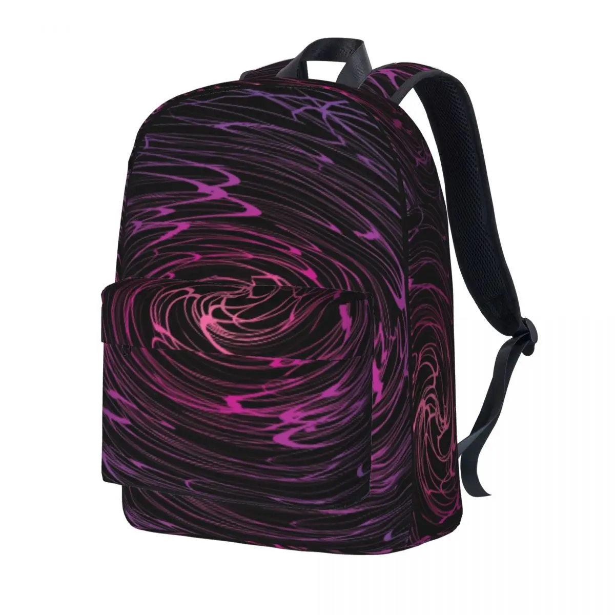 

Purple Shallow Water Backpack Multi-Colored Vortex Kawaii Backpacks College Lightweight High School Bags High Quality Rucksack