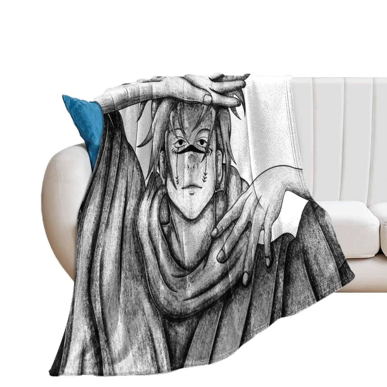 Одеяло с затенением карандашей Choso летнее декоративное одеяло для дивана