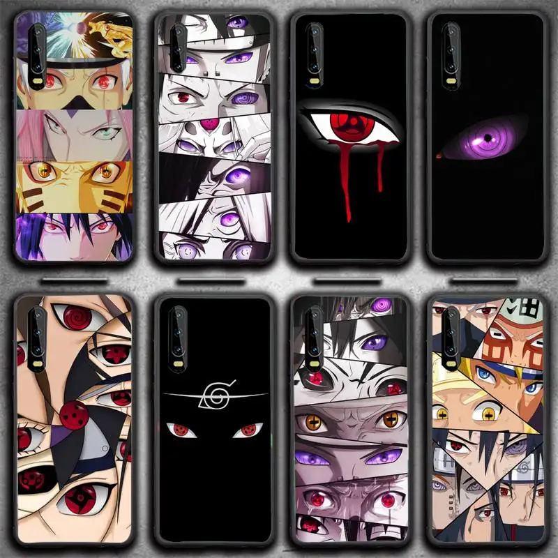 

BANDAI-Naruto-eyes Phone Case For Huawei G7 G8 P7 P8 P9 P10 P20 P30 Lite Mini Pro P Smart Plus Cove Fundas