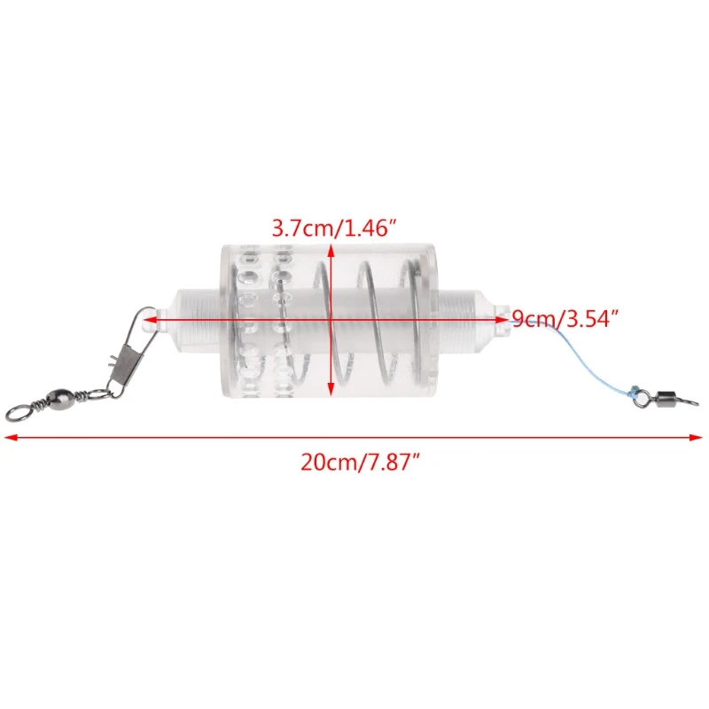 

Рыболовный фидер, автоматическая снасть, ловушка из нержавеющей стали, контейнер для приманки с пружинной клеткой, быстрая доставка