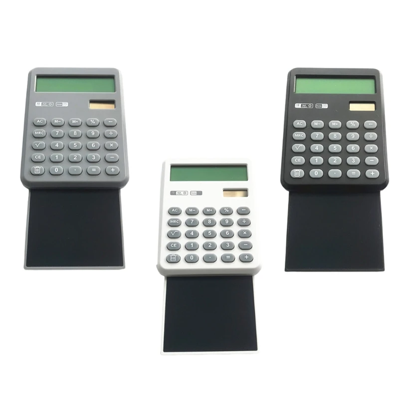 

12-значные стандартные многофункциональные электронные калькуляторы с выдвижной панелью, планшет для рукописного письма для офиса, дома, шк...
