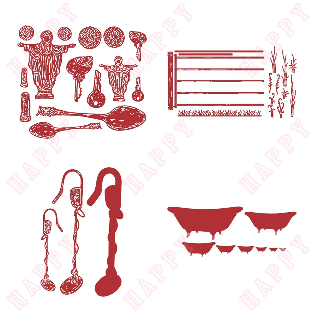 

New Looking for Scraps Buried Treasure Squeaky Clean Cut Dies Scrapbook Diary Embossing Template Diy Greetcard Handmade for 2022