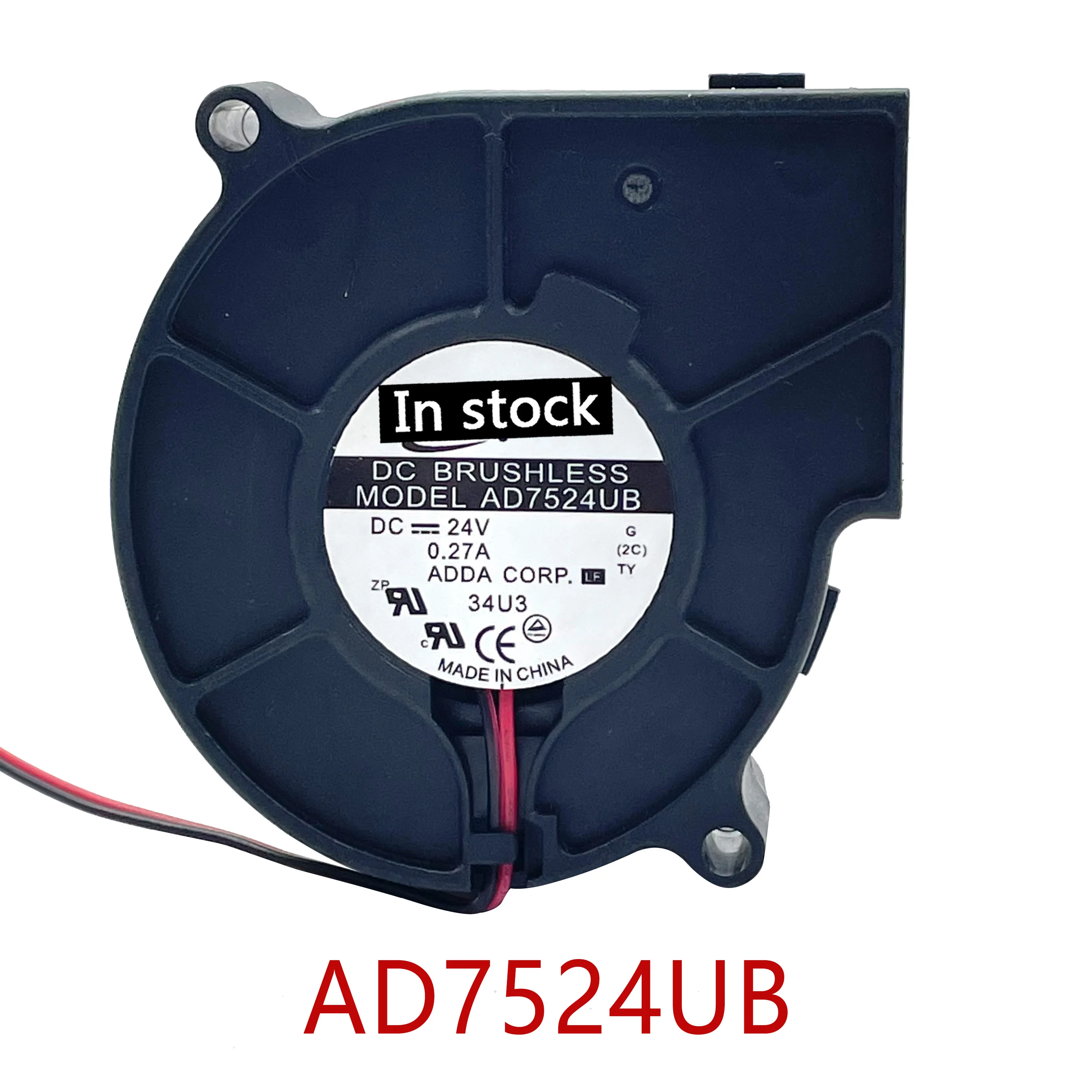 Оригинальный 100% рабочий вентилятор AD7524UB 24 в проектор фотоаппарат специальный охлаждающий вентилятор 75*75*30 мм