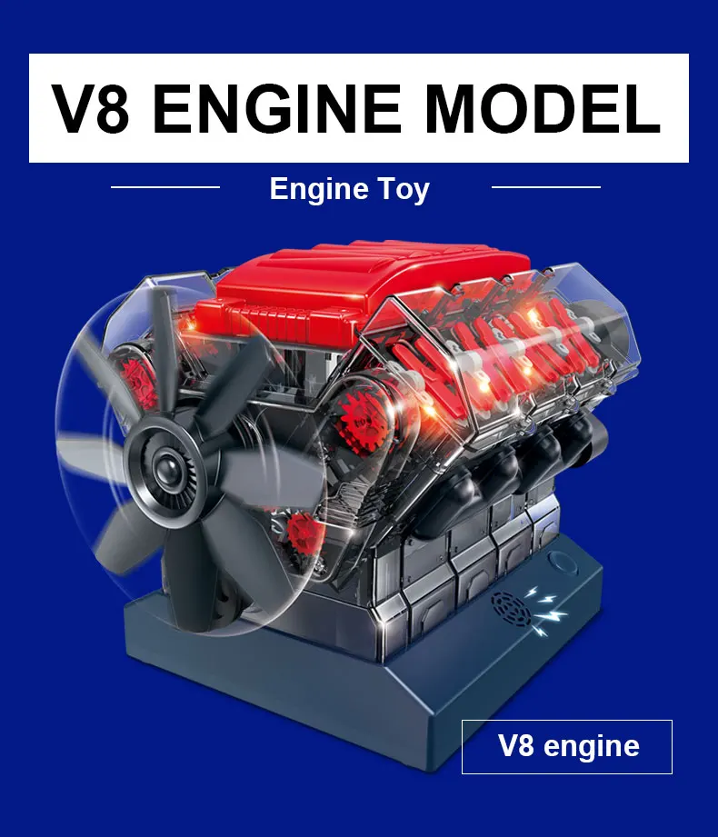 Рисунок 6 - Восьмицилиндровая Модель двигателя