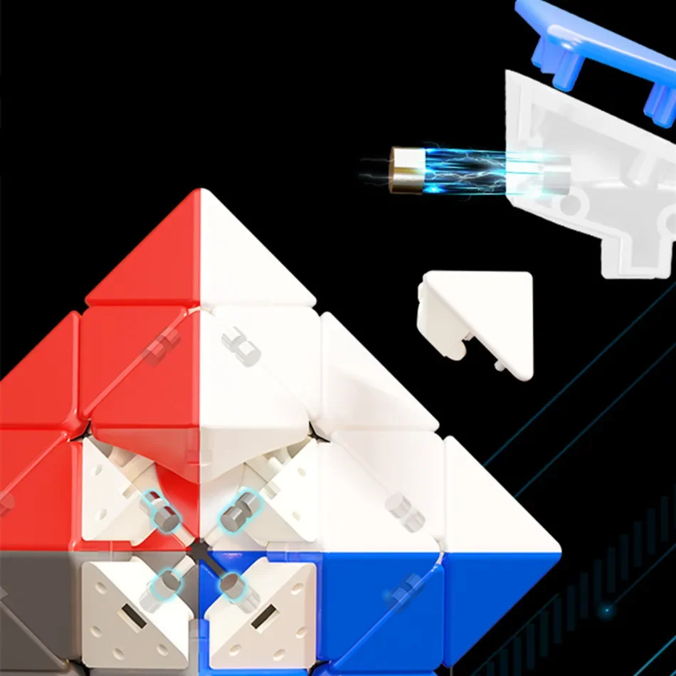 Фото [JudyCube] Sengso FTO Вращающийся восьмигранный магнитный куб 3x3 Shengshou 2x2 FTO Профессиональная головоломка специальной формы Cubo Magico №1