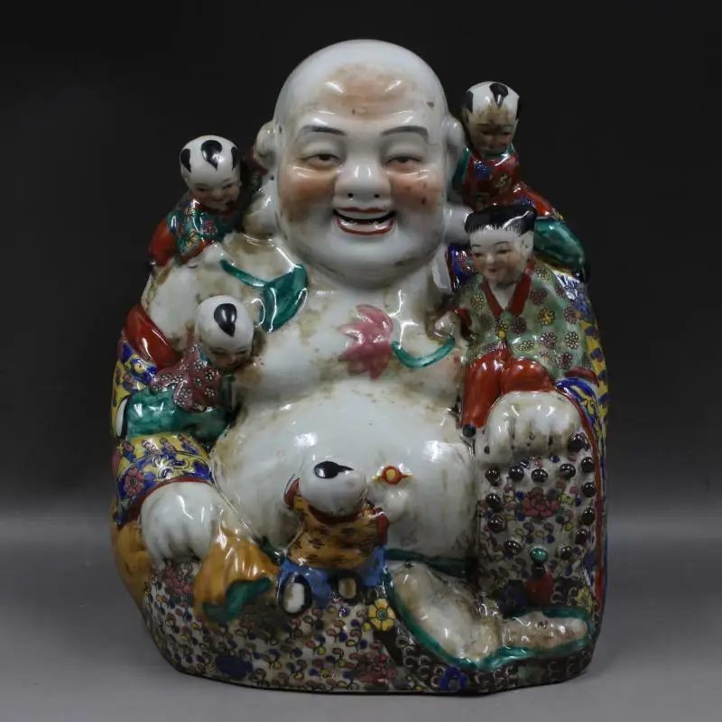 

Статуя Будды Maitreya счастливая смайлика для мальчиков, 12 дюймов