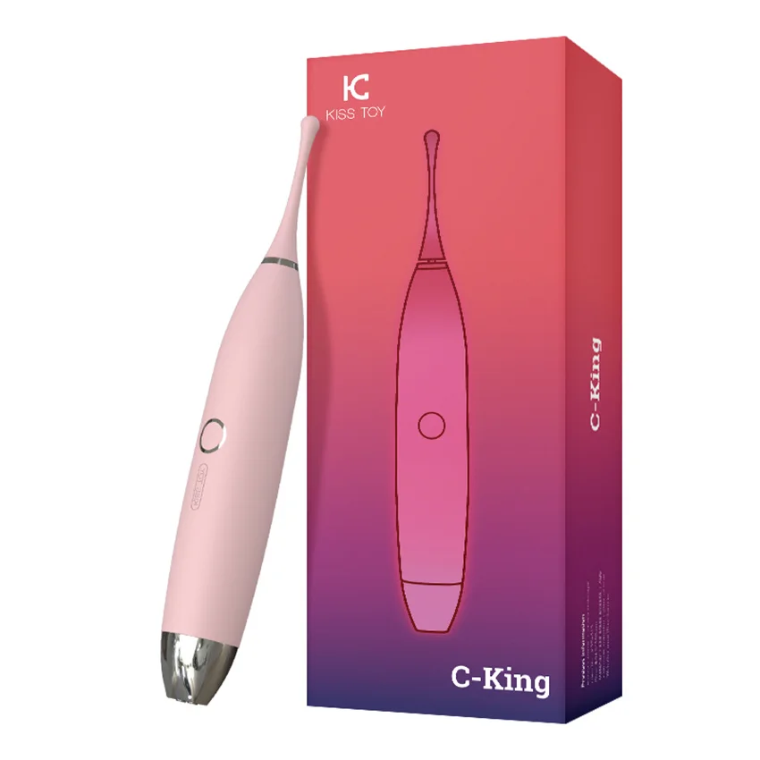 

KISS TOY C KING High Frequency Orgasm Clitoral Vibrator Powerful Whirling Vibe Clit Vaginal Nipple G-spot Clitoris Stimulator
