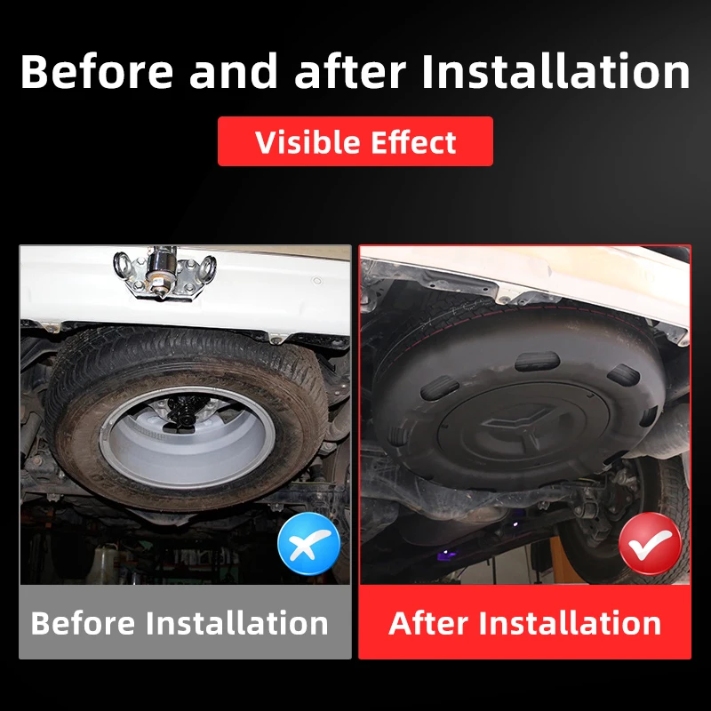 Toyota Land Cruiser Prado 150 Lc150 Fj150 2010-2021 2020 2019 2018 2017 Нижняя подвесная запасная крышка Шины