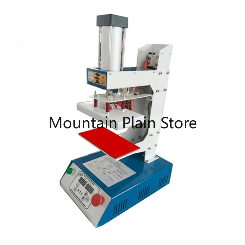 

20 x 15cm pneumatic fabric logo 3D embossing hot stamping machine for T-shirts heat press