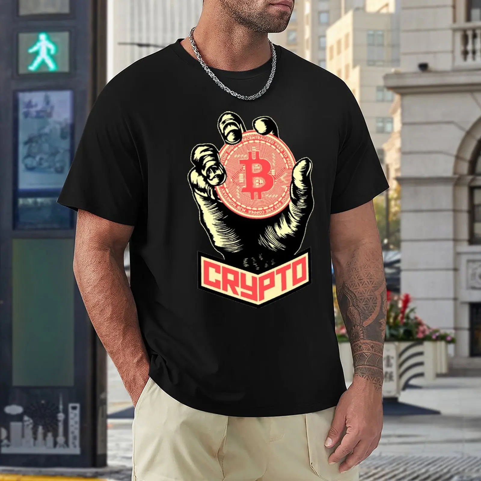 

Vintage Crypto Tees top Quality Fitness USA Size