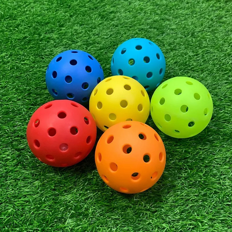 

Enhance The Game Experience 40 Precise Holes Ball Diameter Is about 74mm. Hole Diameter 8mm Pickle Balls Perfect Bounce