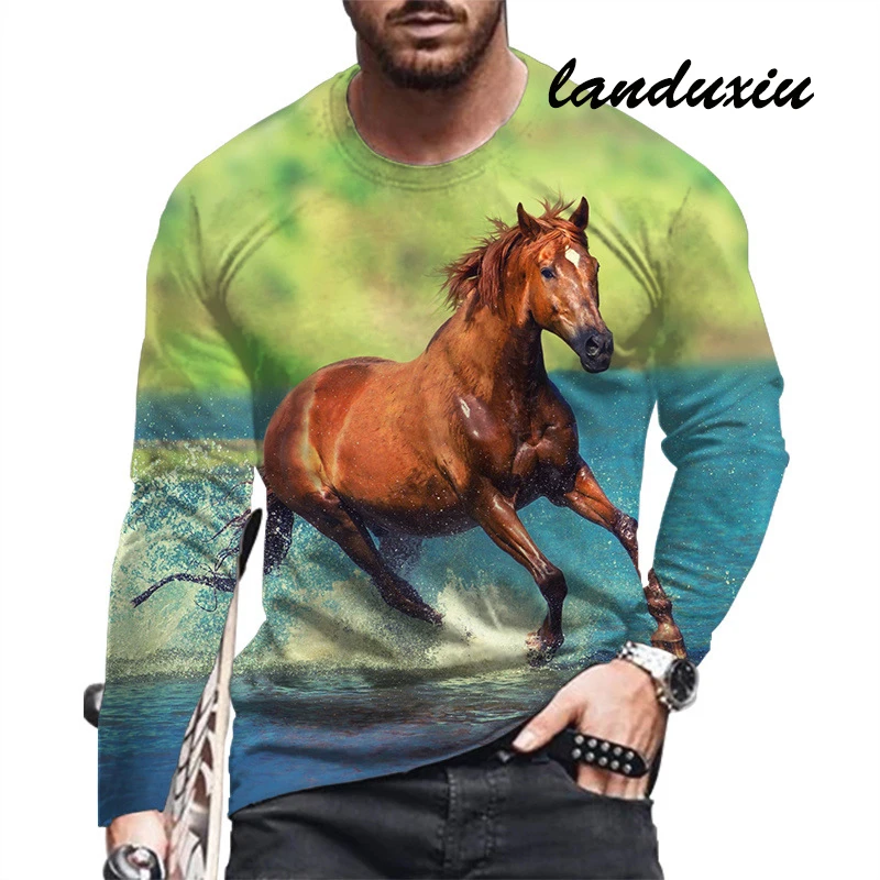 

Mens Hoodies Sweatshirt for Funny Time & Space Print Casual landuxiu