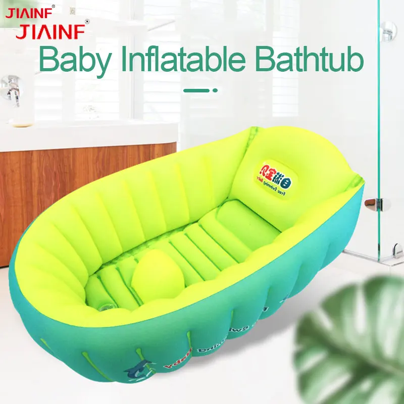 

Baby Bath Tub 0-3 Years Old Inflatable Bathtubs Folding Bathtub Flower Bath Accessories Tubs Baby Goods for the Newborn Set