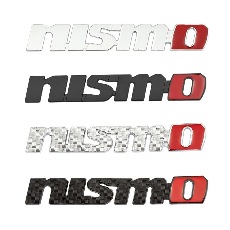 

3D Metal NISMO Logo Car Rear Trunk Badge Emblem Sticker Decals for Nissan Tiida Teana Qashqai Almera Juke X Trail