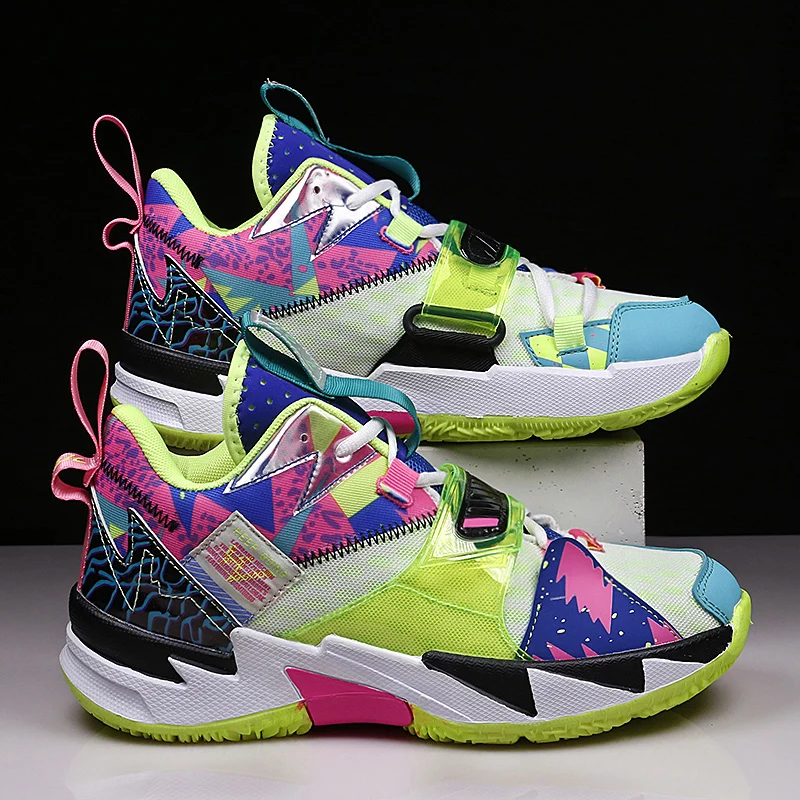 Мужские баскетбольные кроссовки высокого качества модная мягкая повседневная