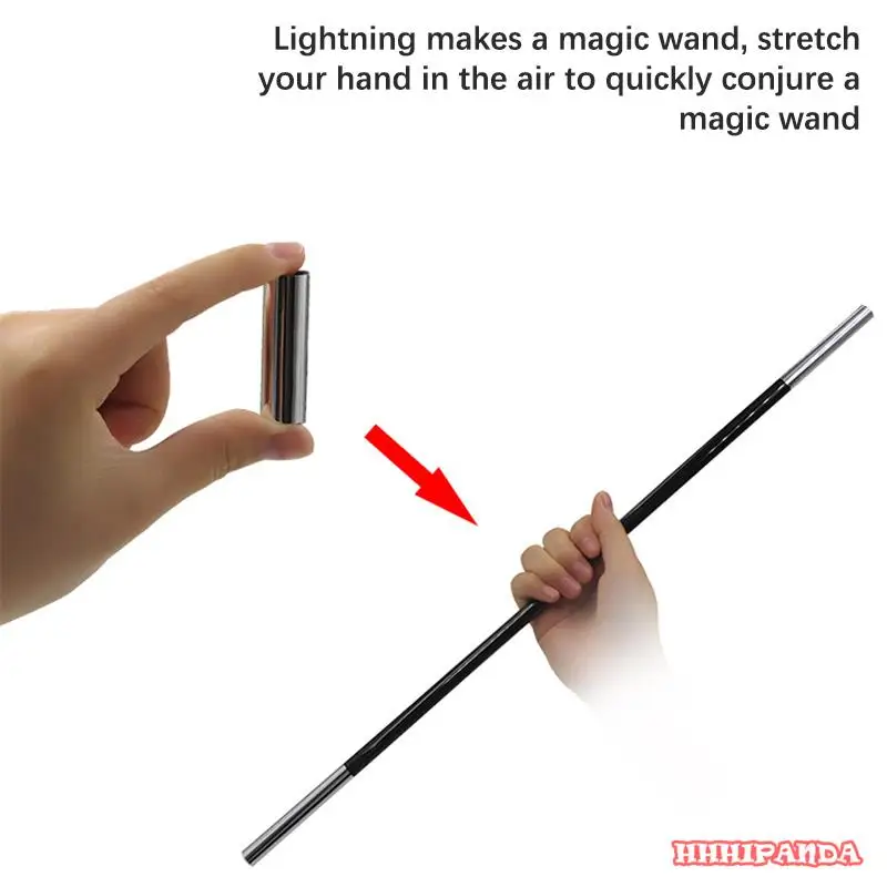 

2PCS Mini Magic Wand Appearing Silk to Wands Trick Props Toy Cheap Magic Stick Supplier Magic Cane Street Bar Party Accessories