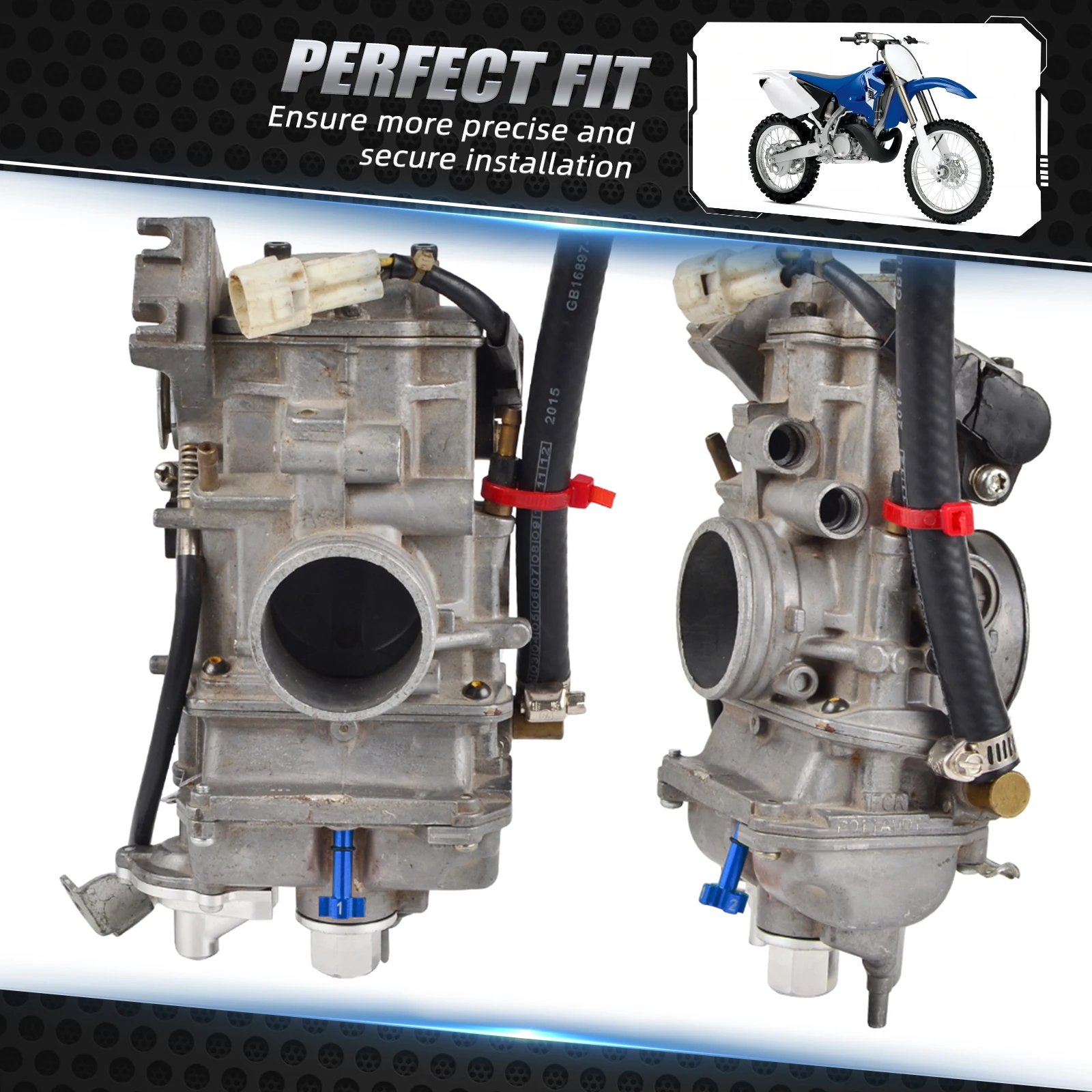 Фото Карбюратор Keihin FCR, легкий винт для воздушно-топливной смеси для Yamha WR250F WR426F WR450F YFZ450 YZ250F YZ426F WRF YZF 250 426 450 №2
