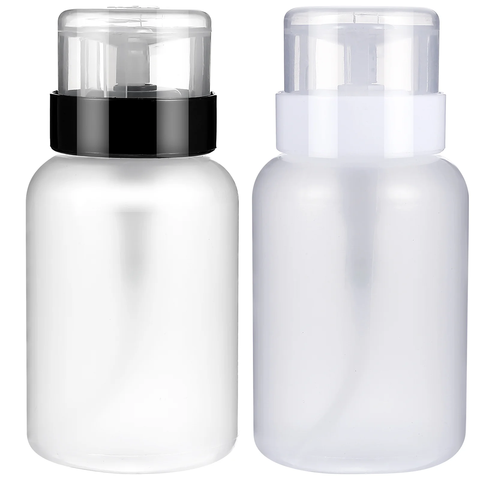 

Dispenser Bottles Bottle Pump Remover Empty Push Liquid Down Polish Nail Container Pumping Transparent Makeup Cleaner Manicure