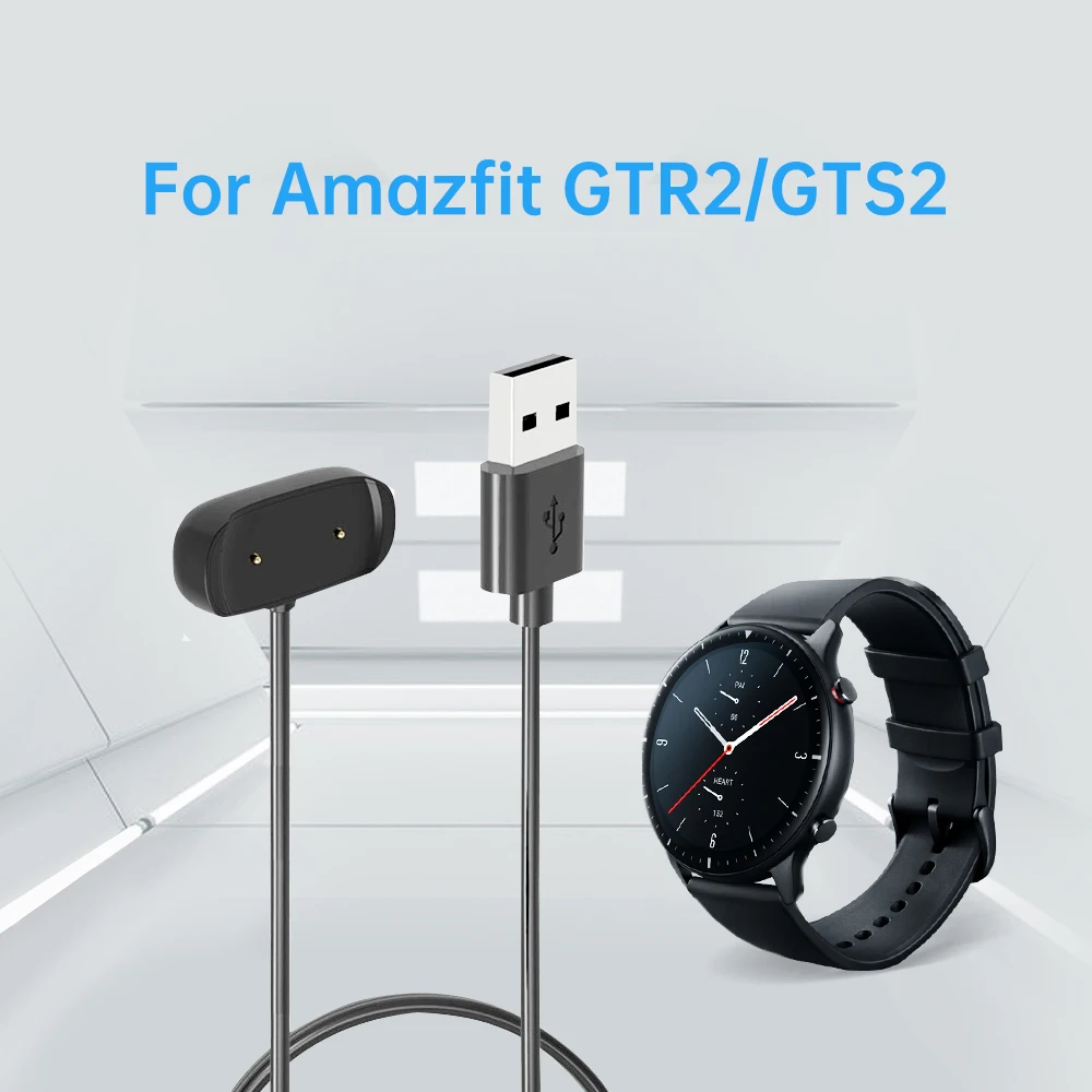 

Smart Watch Dock Charger Adapter USB Charging Cable for Amazfit GTR 2(GTR2)/GTS 2(GTS2)/Bip U/GTR 2e/GTS 2e Zepp E/Z T-rex Pro