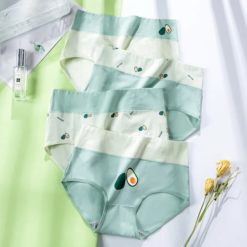 

Panties Women Cotton High Waist Body Shaper Cute Girls Briefs Fashion Underwear Breathable Female Lingerie