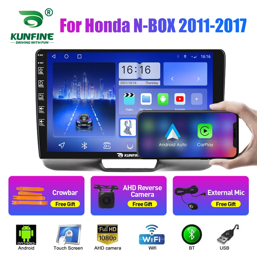 Автомобильный радиоприемник для Honda N-BOX 2011-2017 2Din Android восьмиядерный автомобильный