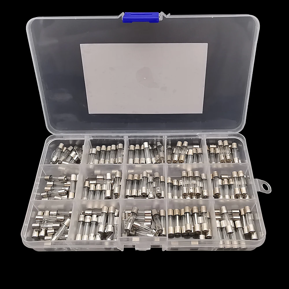 100/150 шт. стеклянные трубчатые предохранители 5 х2 0 мм