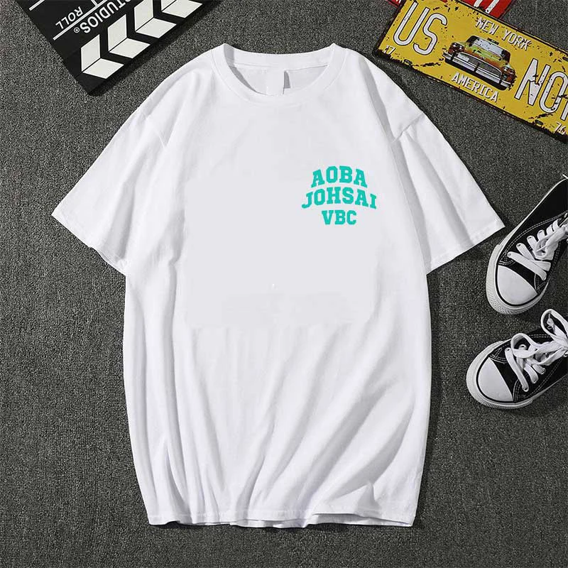 

Haikyuu Aoba Johsai Uniform VBC T Shirt Men Women Fashion Cotton Oversized Tshirt Kids Boy HipHop Tops Tees Shirt Homme Camiseta