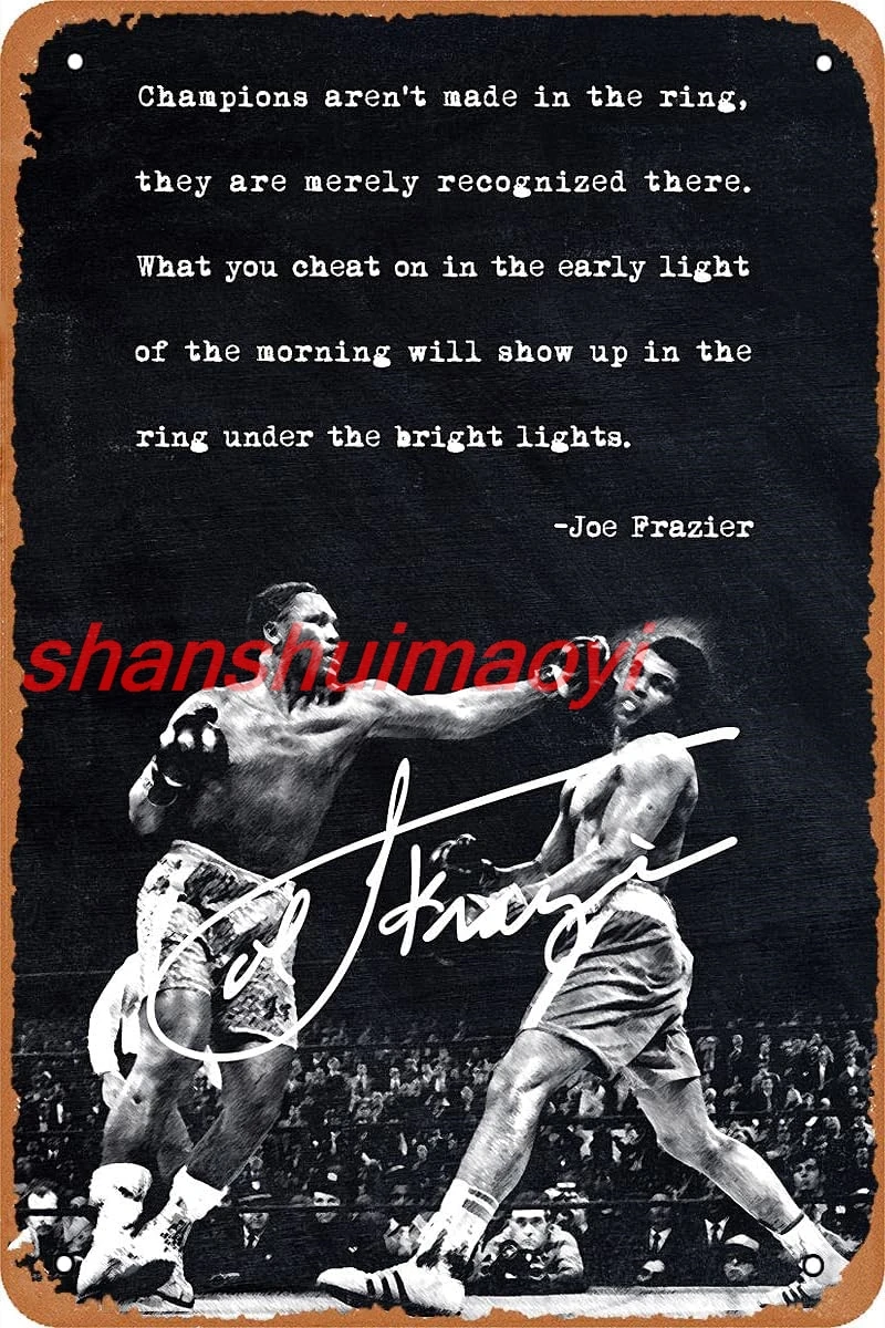 Джо Фасьер металлическая жестяная вывеска винтажная настенная табличка Декор