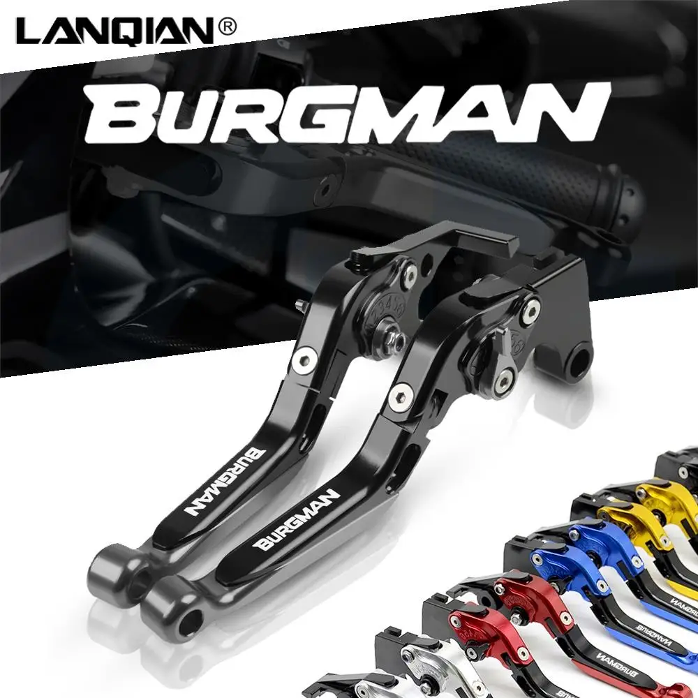 

For Suzuki Burgman 650 Motorcycle Adjustable Folding Extendable Brake Clutch Lever Burgman650 2003-2018 2013 2014 2015 2016 2017