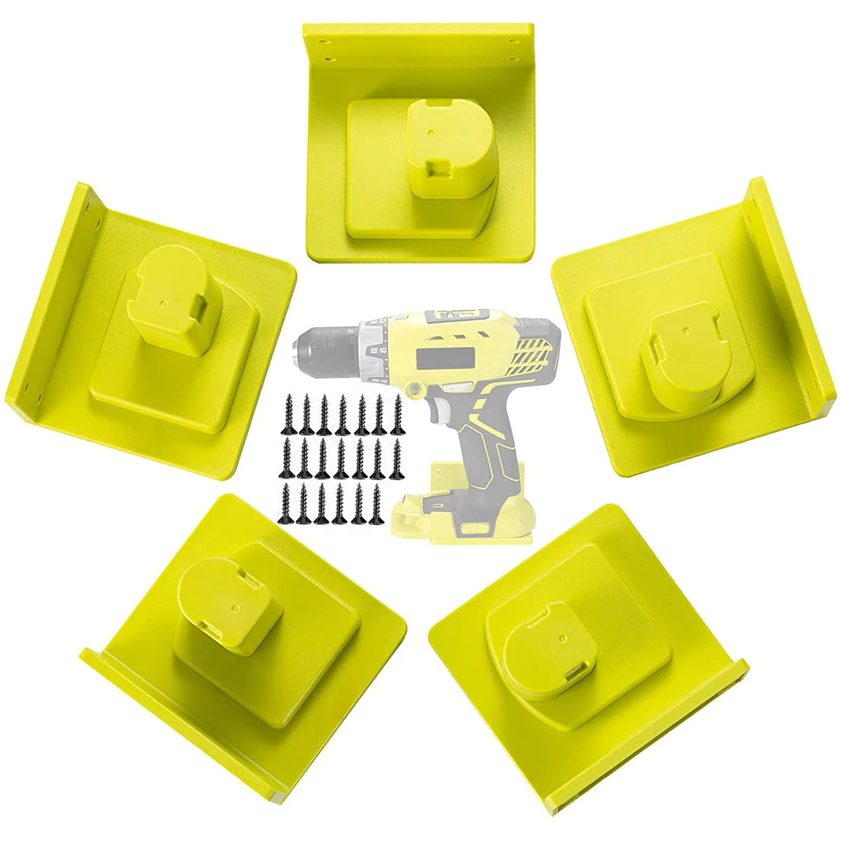 

1set Tool Mount Holder Wall Mount Machine Storage Drill Dock Case Suitcase For The Power Tools Storage Accessories Tool Bracket