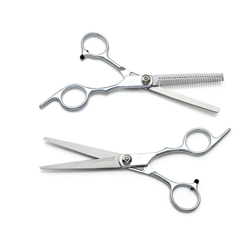 

Thinning and Cutting Hair Scissors Household 2CR 6" Hairdressing Shear Styling Tool Sharp Thinning Scissor Haircutting Utensils