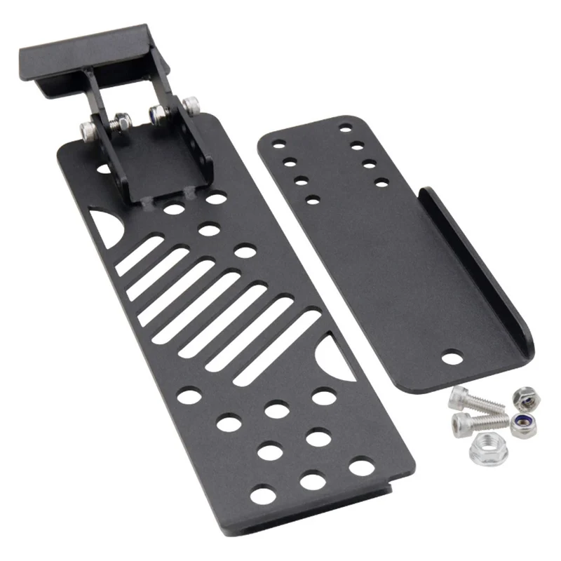 

1 set black metal Driver left side foot rest pedal Jeep Wrangler JL Auto Footrest Peg Pad Car Styling