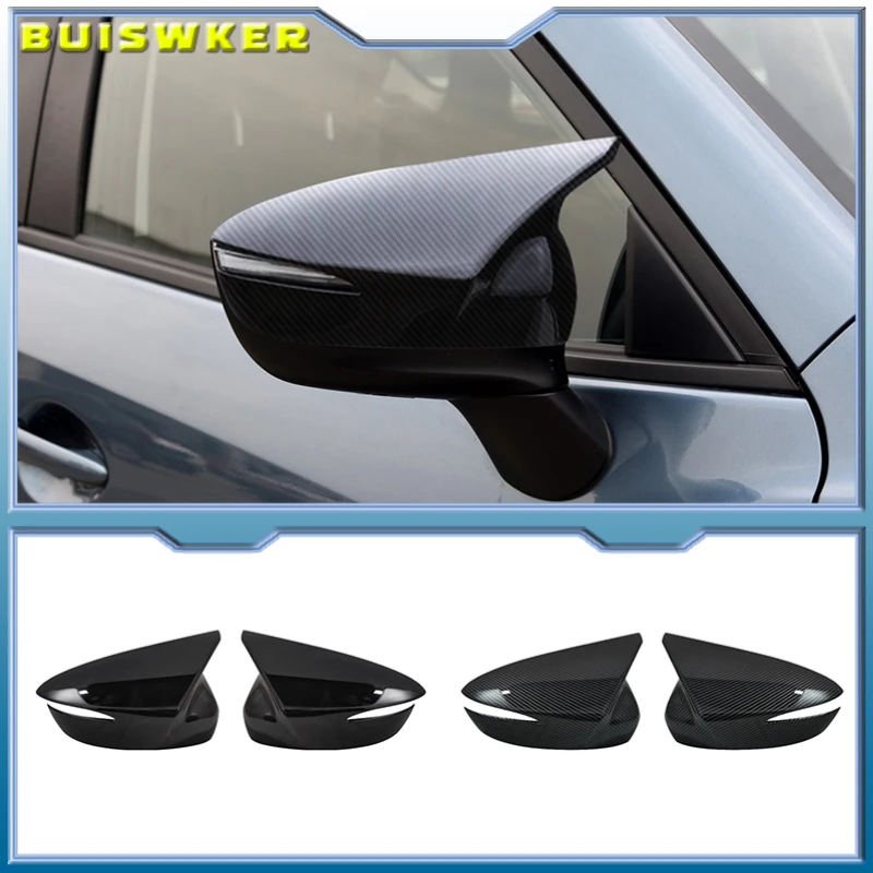 For Mazda CX-5 2015 2016 Car Door Rear View Rearview Side Mirror Cover Trim For CX-4 CX-3 2016 2017 2018
