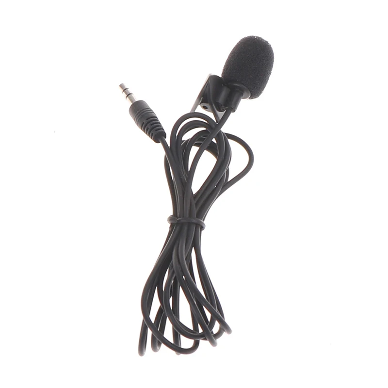 

1.5m Long Wired Handsfree 3.5 mm Stereo Jack Mini Car Microphone External Mic For PC Car DVD GPS Player Radio Audio Microphone