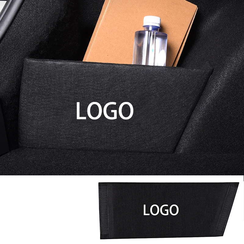 

Автомобильные аксессуары для Tesla Model 3, задняя коробка, черная, Сэкономьте место, боковая перегородка для хранения, перегородка для багажника