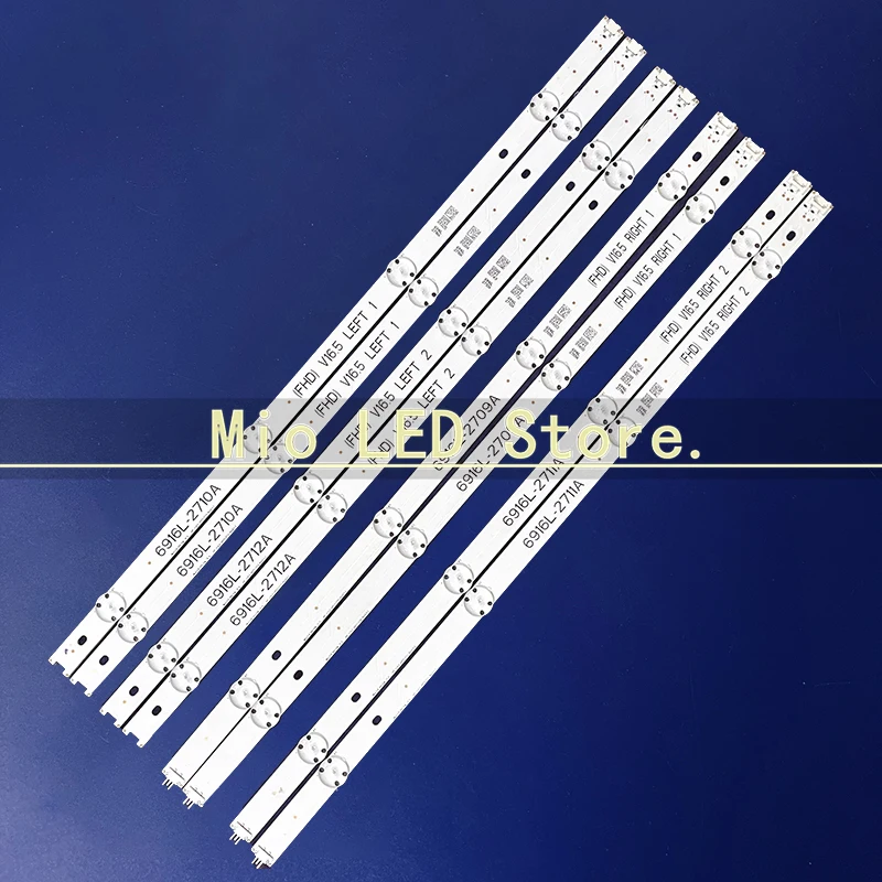 

5Kits LED Backlight strip 8 Lamp For 49" V16 ART3 2452 2453 2551 2552 49UH6500 49UH650V 49UH661V 49UH668V LC490DGG 49UH656V