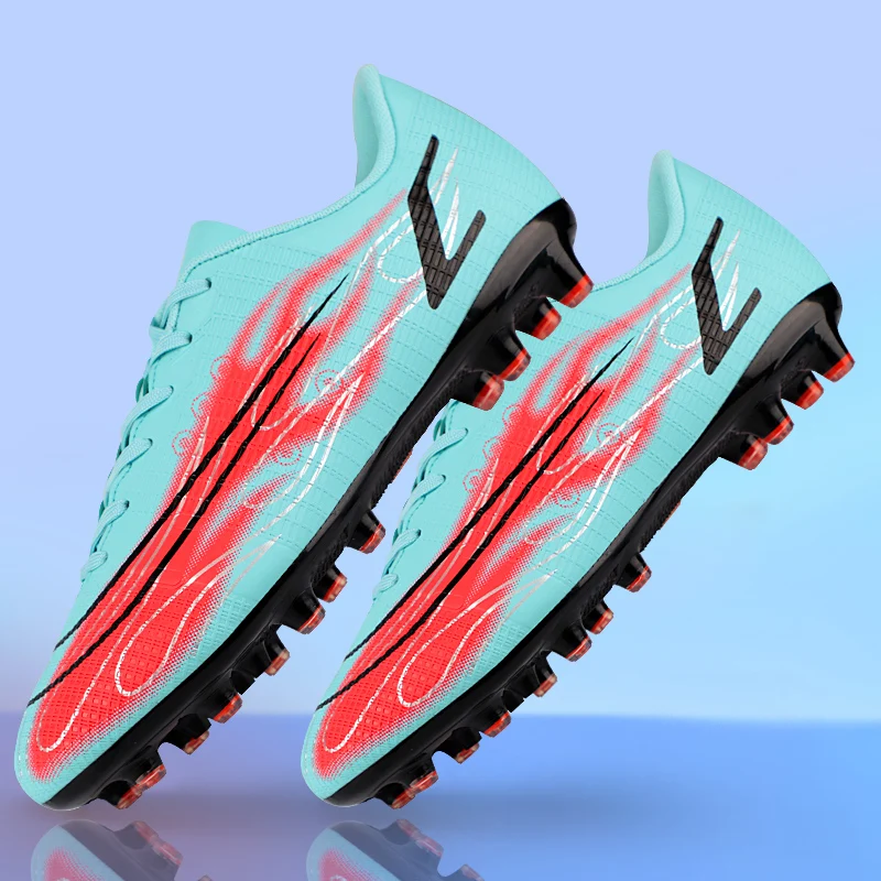 

Лидер продаж, сверхлегкие мужские футбольные бутсы, детские футбольные бутсы TF/FG, низкие футбольные бутсы, Нескользящие тренировочные крос...