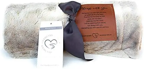 

with You Personalized Memorial - Thoughtful Personalized Sympathy Gift to Remember Lost Loved Ones (Gray - Personalized) Angel 