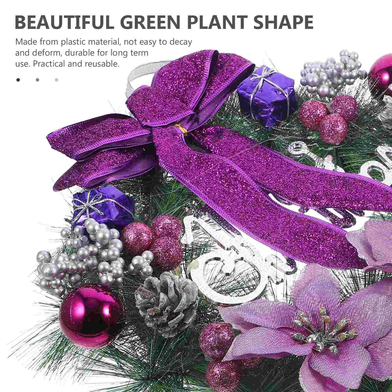 30-сантиметровые искусственные растения домашние венок из сосны рождественская