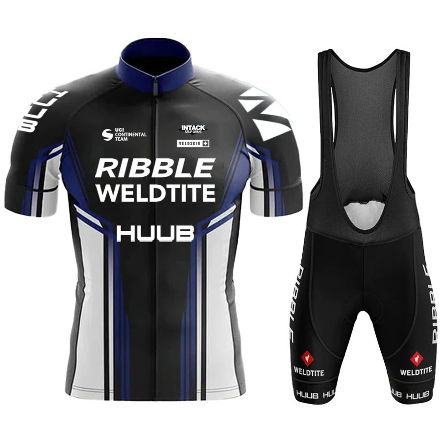 Men's Cycling Blouse HUUB Outfit Set Gel Shorts Bib Man Road Bike Uniform Short Sports Clothing Mens Sets Summer 2023 Jacket Mtb