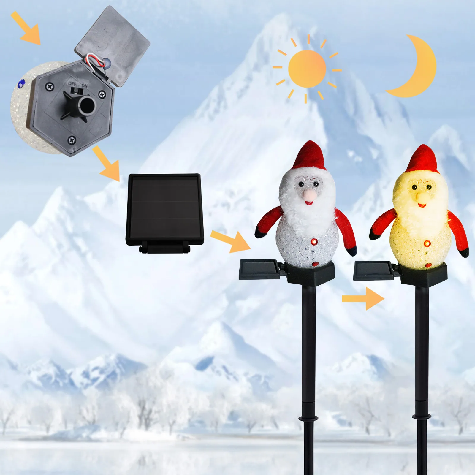 

Плакаты на лужайку для собак, дорожные садовые водонепроницаемые плакаты, украшение в виде снеговика, рождественские уличные пластиковые б...