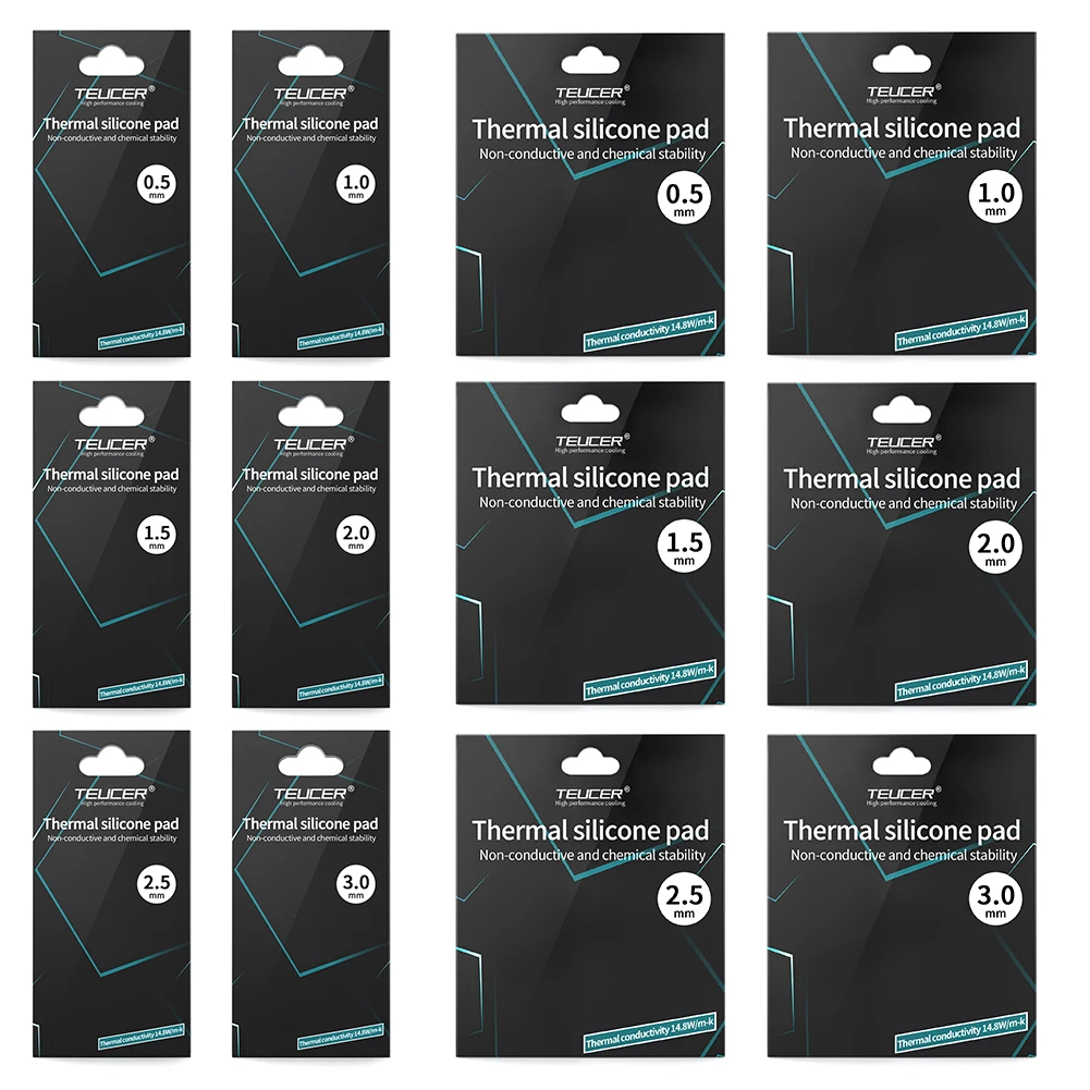 

CPU 1pc Graphics Card Thermal Pad Motherboard Silicone Grease Pad Computer Components Replacement Parts