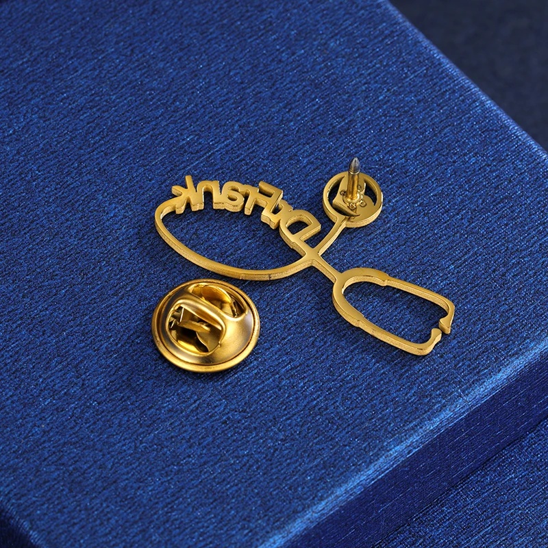 Рисунок 4 - Индивидуальные Броши с именем из нержавеющей стали